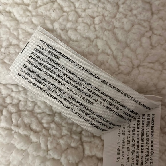 Grey Abercrombie & Fitch Sherpa Cardigan - Picture 4 of 4